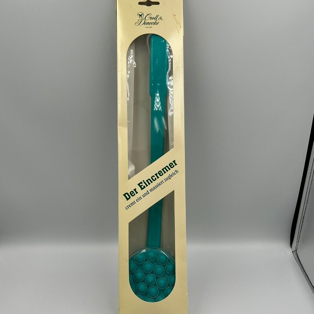Croll & Denecke Lotion Applicator Women OS Teal Brand New Massaging Wand 60090 - Picture 2 of 6